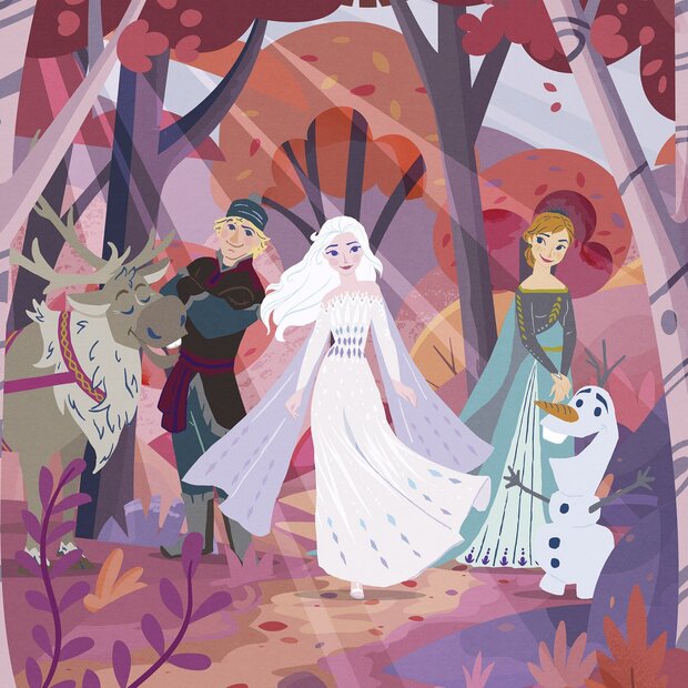 Frozen Forest fotobehang Friendship