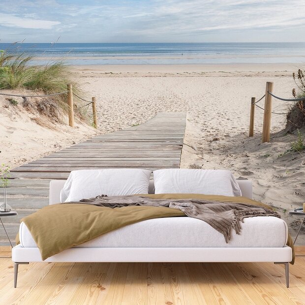 Strand fotobehang Beach Path