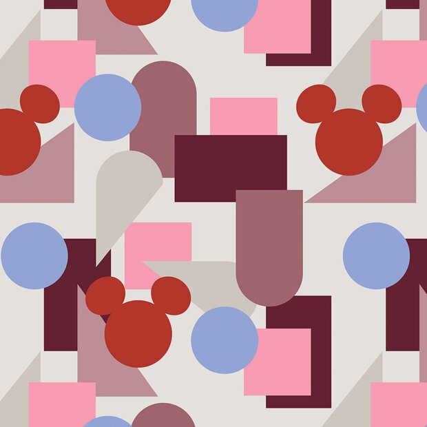 Colourful Mickey Mouse fotobehang