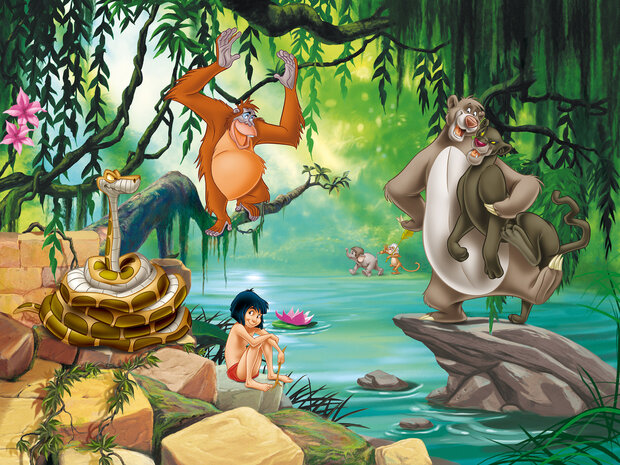 Jungle Book fotobehang GEHELE AFBEELDING