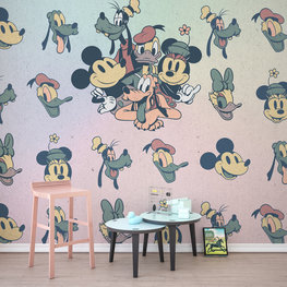 Mickey Mouse behang Fab5