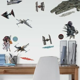 Star Wars IX muurstickers Galactic Ships