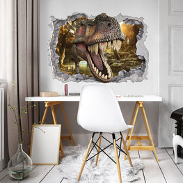 Dino T-Rex poster 3D-effect