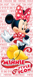 Minnie Mouse deurposter Rood