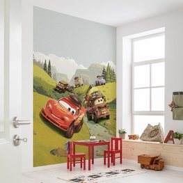 Disney Cars behang Camping