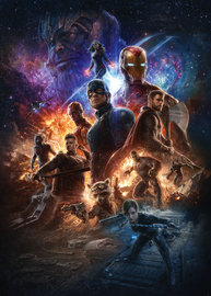 Avengers fotobehang Battle of Worlds