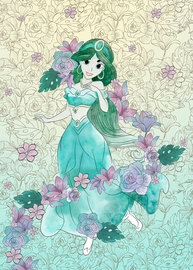 Jasmine behang Bloemen II