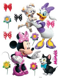 Minnie en Katrien muurstickers XL