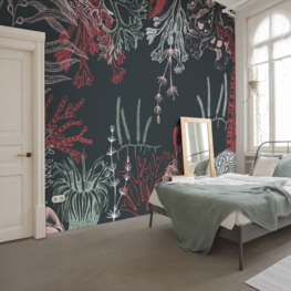 Onderwater behang planten