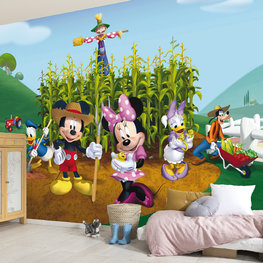 Mickey Mouse fotobehang Boerderij XL