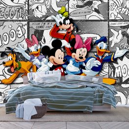 Mickey Mouse fotobehang Stripboek