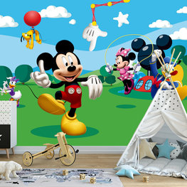 Mickey Mouse fotobehang Park