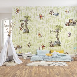 Winnie the Pooh behang Friends