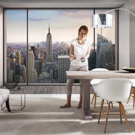 3D Fotobehang Penthouse - New York