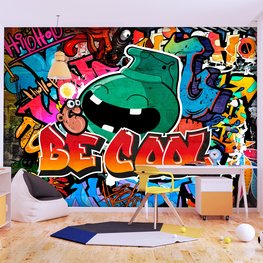 Graffiti behang Be Cool