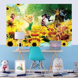 Disney Fairies fotobehang Zonnebloemen V2