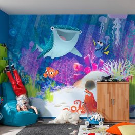 Finding Dory behang Aqua Party
