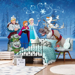 Disney Frozen vlies behang All Family