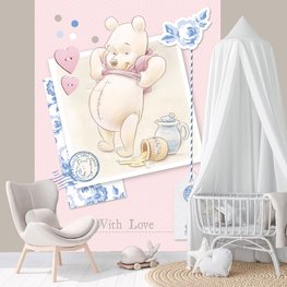 Winnie the Pooh behang pastel With Love