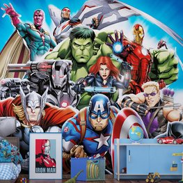 Avengers behang Assemble XL