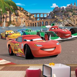 Cars vlies fotobehang XL Race Italië