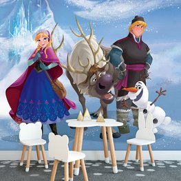 Frozen fotobehang Anna en Kristoff XL