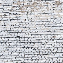 White brick fotobehang