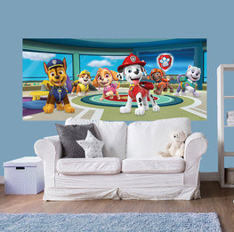 Paw Patrol behang poster Hoofdkwartier