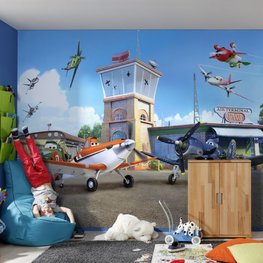 Disney Planes behang XL Vliegveld