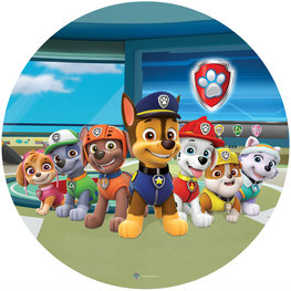 Paw Patrol muurcirkel Hoofdkwartier