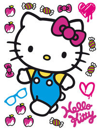 Hello Kitty muursticker XL