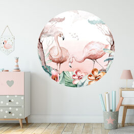 Flamingo Muurcirkel M4K018