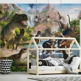 Dinosaurus Land behang - Walltastic