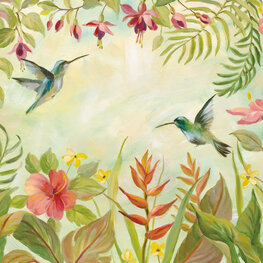Tropisch behang Kolibrie