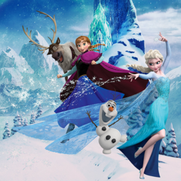 Frozen behang Elsa Magic