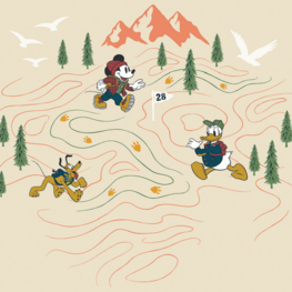 Mickey Meets the Mountains behang