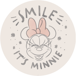 Behangcirkel Minnie Mouse Smile