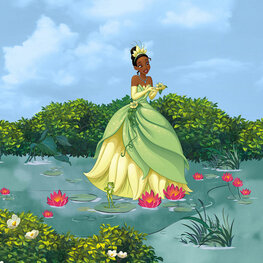 Disney Princess behang Tiana