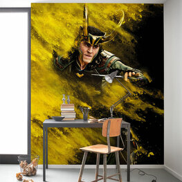 Avengers behang Loki Yellow Dust