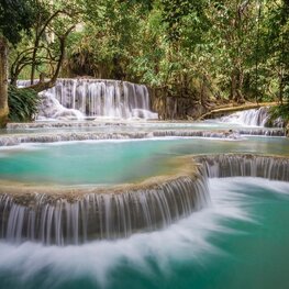 Waterval fotobehang Thailand II