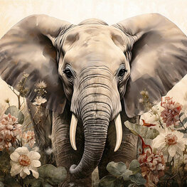 Jungledieren behang Olifant