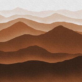 Abstract behang Macchiato Mountains