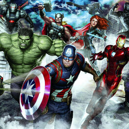 Avengers fotobehang Assemble