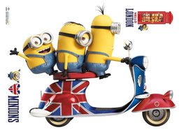 Minions Vespa muursticker XL