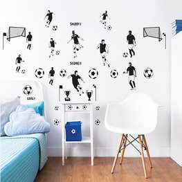 Voetbal muurstickers set M