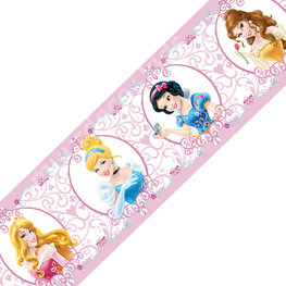 Disney Princess behangrand roze
