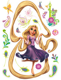 Rapunzel muursticker XL