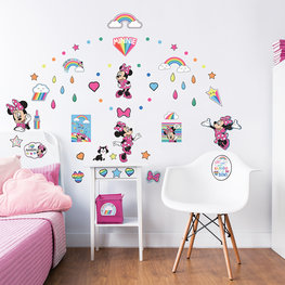 Minnie Mouse muurstickers set M