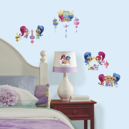 Shimmer en Shine muurstickers