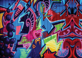 Graffiti Street Art fotobehang